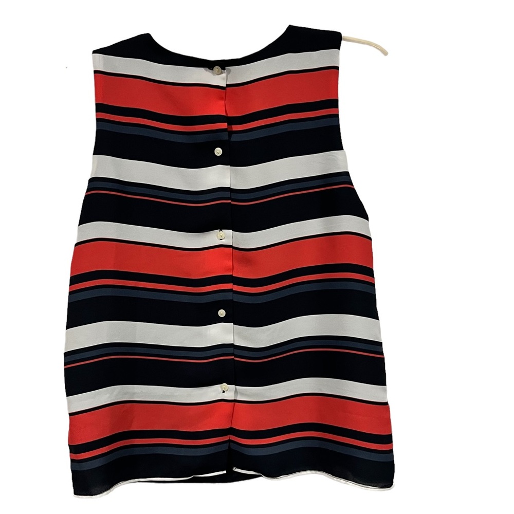 Banana Republic Striped Silky Sleeveless Top - Picture 2 of 9